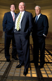 Georgia CIO Patrick Moore, Governor Sonny Perdue and COO Jim Lientz/Photo by Kelly LaDuke